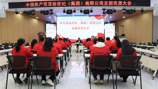 凝心聚力啟新程 砥礪奮進(jìn)譜新篇|中國(guó)共產(chǎn)黨百裕世紀(jì)（集團(tuán)）有限公司支部委員會(huì)順利召開換屆選舉大會(huì)